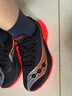 索康尼（SAUCONY）啡鵬4 ENDORPHIN PRO 4 全掌碳板競速跑鞋男馬拉松緩震跑步運動(dòng)鞋 白黑127 40.5 曬單實(shí)拍圖