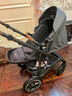 寶得適（BRITAX）嬰兒推車(chē)可坐可躺嬰兒車(chē)輕便折疊新生兒減震可延展遮陽(yáng) 極致灰 曬單實(shí)拍圖