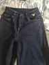 香影復古直筒牛仔褲女高腰2025秋季年新款褲子梨形顯瘦休閑煙管褲 藏青 S 曬單實(shí)拍圖