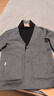 PORTS寶姿男裝早秋商務(wù)休閑純色常規(guī)外套夾克MN9J042JWH010 BLACK-GREY M 曬單實(shí)拍圖