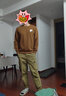 駱駝（CAMEL）男裝新款工裝褲子男戶(hù)外寬松運動(dòng)束腳休閑長(cháng)褲 卡其 XL 曬單實(shí)拍圖