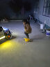 跳跳球幼兒園兒童彈跳球兒童跳跳板大人用健身玩具彈力球平衡YF 手柄款「加厚」【黃色】 曬單實(shí)拍圖