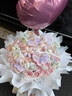 BLUE HUA99朵玫瑰花束鮮花速遞同城配送女友生日訂婚全國(guó)同城小時(shí)達(dá) 【綺麗夢(mèng)境】99粉雪山蝴蝶蘭混搭氣球 曬單實(shí)拍圖
