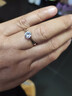 美芙仁 1克拉仿真莫桑石鍍銀戒指女情侶戒指結(jié)婚求婚戒指鉆戒定制寓意創(chuàng) 六爪戒指【開(kāi)口可調(diào)節(jié)】 曬單實(shí)拍圖