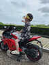孩兒乖?xún)和妱?dòng)車(chē)摩托車(chē)大號寶寶玩具車(chē)可坐大人雙人3-17歲男女三輪摩托 4-13歲升級加大版+手轉加速白+閃光輪 曬單實(shí)拍圖