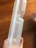 販美麗 外賣(mài)分格快餐盒整箱 一次性飯盒餐盤(pán) 分格方形分格打包盒分餐盒 方形三格 透明（150只） 整箱 曬單實(shí)拍圖