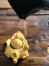 傳承令招財貔貅財源滾滾茶寵擺件感溫變色噴水可養茶桌茶盤(pán)茶玩配件 金色 曬單實(shí)拍圖