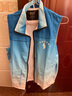 新欣彤馬甲定制印logo 志愿者義工服裝定做駕校工作服廣告促銷(xiāo)背心訂做 多功能口袋-藍色漸變 XL 曬單實(shí)拍圖