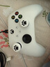 XBOX微軟XBOX手柄充電電池 xss/xsx手柄配件 無(wú)線適配器/pc電腦數(shù)據(jù)線 XboxSeries手柄套（白色)+貓爪帽 曬單實(shí)拍圖