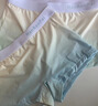 伊棠朵平角女士冰絲內褲女四角內褲修身簡(jiǎn)約女生少女短褲頭安全褲女生 紫色+粉色+灰色 XL 【120-140斤】 曬單實(shí)拍圖