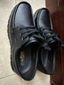 金利來(lái)男鞋休閑鞋皮鞋羊皮男士系帶超輕超軟軟面皮中年老年平跟平底鞋子 系帶款 43 曬單實(shí)拍圖