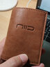 NIID潮牌NIID新款環(huán)保素皮小眾設(shè)計錢包短款男士零錢包錢夾卡包Slide2 黃棕 曬單實拍圖