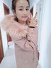 傲列2024秋冬輕奢品質(zhì)派克服女時(shí)尚可拆卸獺兔毛內膽貉子年輕皮草女 白色 XXL 曬單實(shí)拍圖