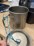 鎧斯（KEITH）鎧斯折疊水杯戶(hù)外便攜杯子輕量純鈦露營(yíng)水杯可燒水野營(yíng)鈦杯單層杯 Ti3208(650ML)帶蓋 曬單實(shí)拍圖