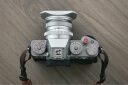 JJC 相机遮光罩 适用于富士XF 23mm F2/XF 35mm F2/XC 35mm F2 R WR镜头XH2 XS10 XT4 XT30II XT5配件 银色遮光罩+43mmUV滤镜 实拍图