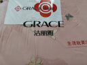 洁丽雅（Grace）四件套双人刺绣磨毛绣花被套床品套件 羽蝶-豆沙2x2.3米被套 实拍图