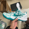 耐克（NIKE） bebe8 ZOOM Kobe8 科比8代 ZK8 減震實(shí)戰(zhàn)男女低幫籃球鞋 白綠FQ3549-101 44 曬單實(shí)拍圖