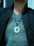 禾玉雙面雕刻和田玉時(shí)來運(yùn)轉(zhuǎn)吊墜白玉扭轉(zhuǎn)乾坤青玉送男友老公生日禮物 雙面雕刻（大款）-白玉時(shí)來運(yùn)轉(zhuǎn) 曬單實(shí)拍圖