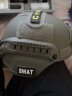 战术兵美式MICH2000战术头盔凯夫拉训练头盔户外军迷CS骑行轻量盔导轨版 ACU灰色 实拍图