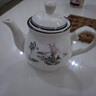 慕柯家用陶瓷壺耐高溫過(guò)濾陶瓷水壺?zé)衢_(kāi)水涼水壺單壺防爆大中小 青山紅樹(shù)450毫升 曬單實(shí)拍圖