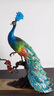 琉晴全銅孔雀擺件輕奢華新中式銅工藝品喬遷搬家禮物玄關(guān)酒柜裝飾品 富貴榮華（高雅彩） 曬單實(shí)拍圖