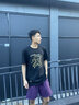 NBA官方詹姆斯/庫里榮譽(yù)之王系列夏季運動(dòng)休閑寬松版T恤男純棉短袖 勒布朗詹姆斯純棉T恤（黑色） XL 曬單實(shí)拍圖