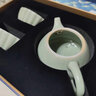 單亦汝瓷【悠然】整套茶具套裝汝州原礦功夫茶具冰裂釉品茗套組禮盒裝 悠然一壺兩杯【非遺禮盒】 曬單實(shí)拍圖