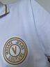 VERSACE JEANS COUTURE范思哲男裝短袖潮流百搭圖案LOGO男士POLO衫禮物 白色 XL 曬單實(shí)拍圖