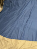 南极人（Nanjiren）夏季被套单人150x200双人被罩200x230cm纯色磨毛被套单件被子套装 蓝色+驼色【亲肤透气可裸睡】 200*230cm单被套 实拍图