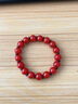 天然正宗四川涼山南紅瑪瑙桶珠手鏈 南紅瑪瑙單圈手串男女款 涼山南紅桶珠13.5*15送證書(shū) 曬單實(shí)拍圖