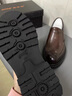 老爺車(chē)男士皮鞋真皮秋冬高端男鞋牛皮商務(wù)休閑加絨保暖厚底德比鞋正裝鞋 LYC3722棕色【四季款】 40 [偏大一碼] 曬單實(shí)拍圖