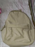 瑞潮（RUICHAO）簡(jiǎn)約背包女雙肩包韓版森系書(shū)包女大學(xué)生上課包旅行電腦包2024新款 卡其色【白星星】 曬單實(shí)拍圖