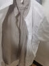 构致（GLOY&ZENITH）夏季亚麻衬衫男士短袖薄款衬衣商务休闲简约纯色棉麻半袖男上衣潮 白色 XL（120-145斤） 实拍图