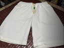 邊七字母提花短褲男女夏季美式潮牌肌理感寬松休閑運動(dòng)褲子男生五分褲 【高質(zhì)量升級版】白色 XL 建議體重120-130斤 曬單實(shí)拍圖