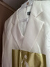 J-ME夏秋季白色連衣裙時(shí)尚職業(yè)西裝裙主持人講師正裝高端女神范御姐風(fēng) 白色 M 曬單實(shí)拍圖