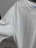 NASALIKE美式重磅短袖t恤男夏季棉质上衣服休闲百搭T恤潮牌宽松大五分中袖 白色 XL(115-145斤可穿） 晒单实拍图