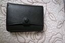 viney新款兩折牛皮錢(qián)包女短款錢(qián)包錢(qián)夾手拿包包小零錢(qián)包送老婆生日禮物 【黑色】送老婆女朋友高級感實(shí)用 曬單實(shí)拍圖