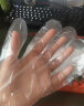 特美居一次性手套盒装抽取式PE材质透明加厚食品级防漏剥小龙虾 500只装 实拍图