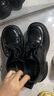 ZHR樂(lè)福鞋女日系jk單鞋子女舒適厚底系帶粗高跟女鞋 AY157 黑色 37  曬單實(shí)拍圖