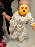 baby friend嬰兒睡袋秋冬季恒溫竹棉寶寶連體睡衣兒童防踢被子 麋鹿仙蹤 80碼 曬單實(shí)拍圖