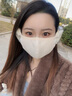蘇木佰（SOMUBAY）保暖耳罩女冬季2025防風(fēng)防寒加絨騎行護耳二合一面罩耳套一體耳包 米白色【主圖色】 曬單實(shí)拍圖