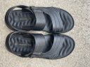 红蜻蜓凉鞋男鞋轻便拖鞋夏季沙滩鞋露趾透气两穿WTT22118J黑色39 实拍图