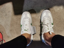 Onitsuka Tiger鬼塚虎EDR 78夏季復(fù)古韓系阿甘鞋休閑鞋 米白色/綠色 40.5 曬單實拍圖