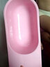 Aseblarm兒童馬桶坐便器男孩女寶寶專(zhuān)用便盆嬰幼兒便器尿盆小孩訓練廁所 奶?！窘?jīng)典款】櫻花粉（加刷子）1-4歲適用 曬單實(shí)拍圖