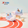 特步（XTEP）兒童童鞋幼小童簡(jiǎn)約一腳蹬舒適運動(dòng)跑鞋 水粉色/云端藍 31碼 曬單實(shí)拍圖
