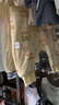 微獅牧尼新生嬰兒棉服冬裝寶寶棉衣連體哈衣加厚保暖棉襖衣服冬季 淺駝色 59 cm 曬單實(shí)拍圖