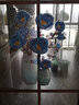 衛生間墻壁瓷磚防水貼畫(huà)3d立體花朵自粘墻貼紙遮擋釘眼補洞遮丑墻 新品A004 中 曬單實(shí)拍圖