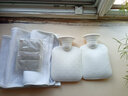 泊斯?fàn)枺╞orth） 熱水袋注水護(hù)膝熱敷膝蓋用PVC暖水袋暖膝關(guān)節(jié)肘關(guān)節(jié)灌水款真發(fā)熱 淺灰色(2個(gè)裝） 曬單實(shí)拍圖