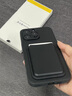 魚(yú)非漁新款卡包蘋(píng)果16ProMax手機殼iPhone13皮革卡套12保護防摔全包14皮質(zhì)11插卡零錢(qián)包素皮15pro男女款X 碳黑【不掉色/優(yōu)質(zhì)皮質(zhì)】送防磁貼 14 ProMax 曬單實(shí)拍圖