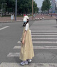 熒蒂（YINGDI）連衣裙套裝女2025夏季新款奶系穿搭小個(gè)子襯衫背帶裙兩件裝套裙子 背帶裙 S 曬單實(shí)拍圖